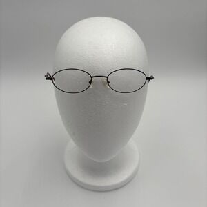 Hikari 6 Eyeglasses Unisex 48-19-135 Purple Oval Metal Frames FRAMES ONLY